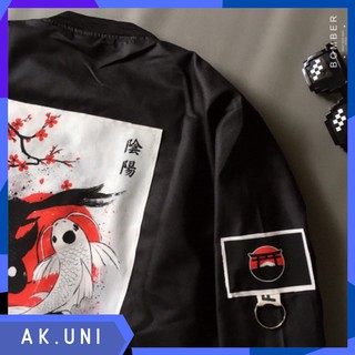 [Ảnh thật] Áo khoác Bomber K.O.I (hàng design cao cấp)