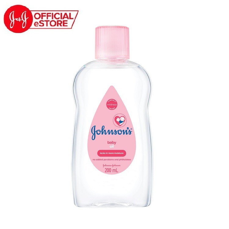 [Mã FMCGMALL -8% đơn 250K] Dầu mát xa dưỡng ẩm Johnson's baby oil pink 200ml - 100980003