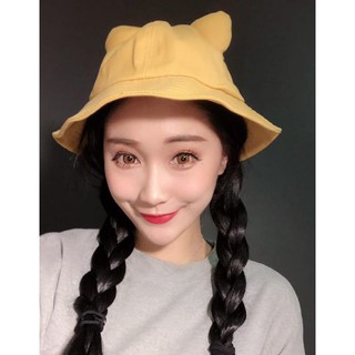 NÓN BUCKET NỈ TAI MÈO [ CÓ SẴN - ẢNH THẬT ]