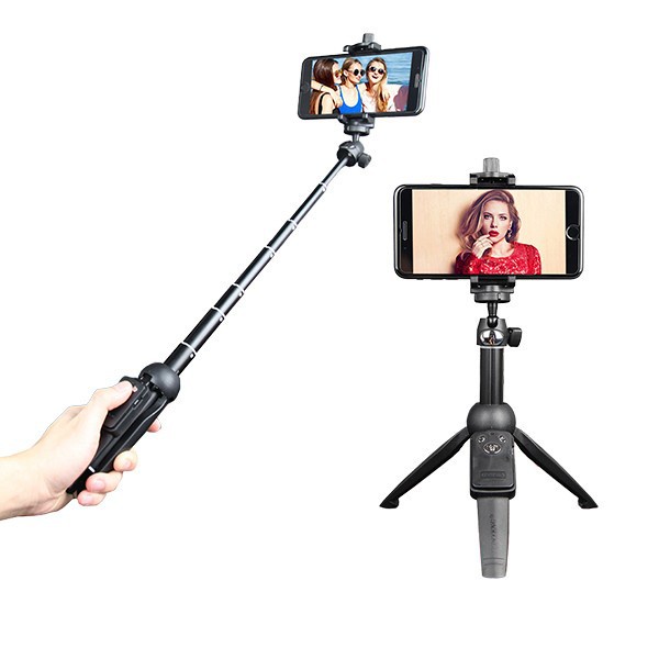 Gậy Chụp Hình, Gậy Tự Sướng Kiêm Chân Tripod YT-1228 Nhỏ Gọn Kèm Tay Remote Bluetooth | BigBuy360 - bigbuy360.vn