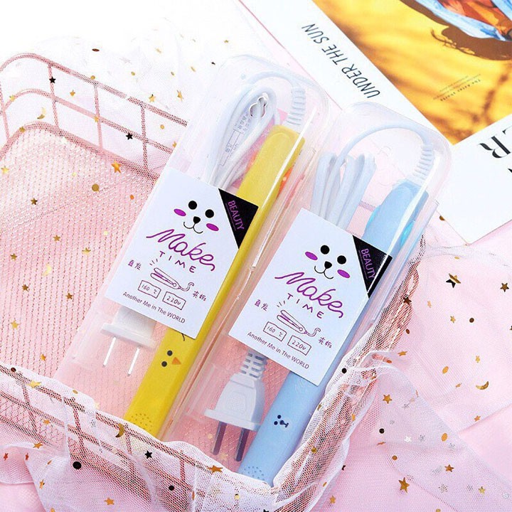 Máy duỗi tóc mini giá cực rẻ  vừa duỗi thẳng, vừa làm cụp tóc, vừa uốn xoăn, hàng cao cấp giá rẻ