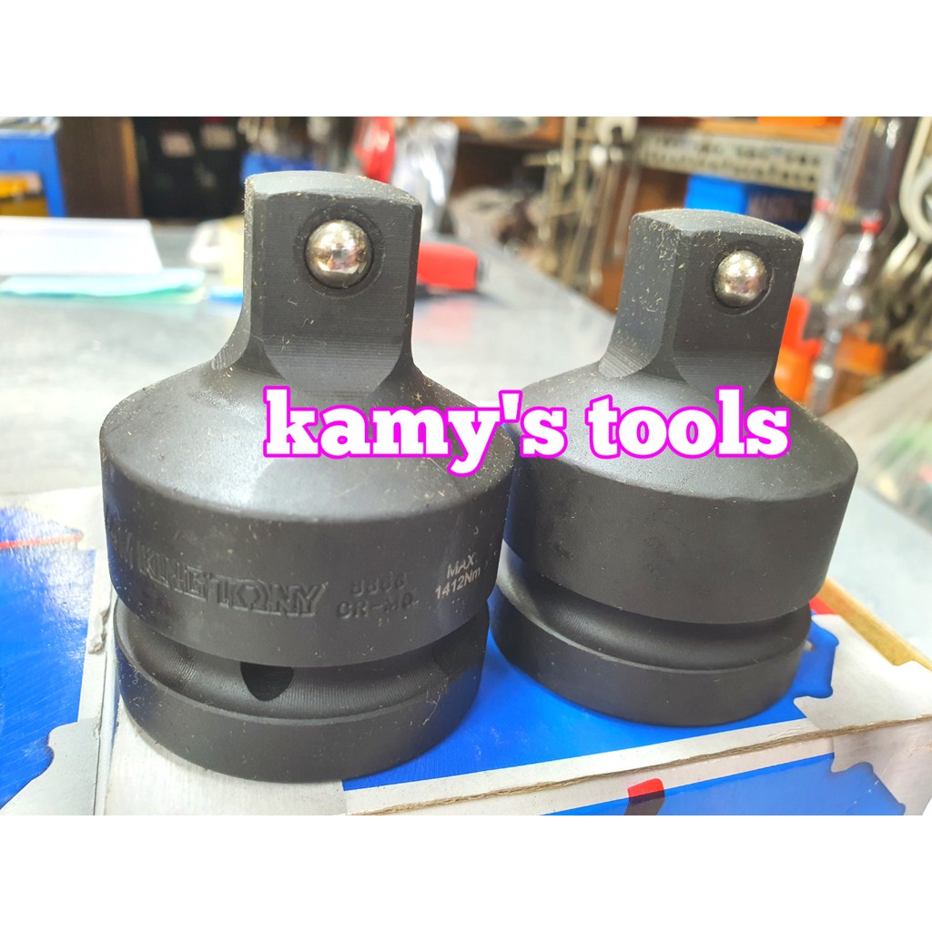 Đầu chuyển đầu biến đen Kingtony 1/4&quot;-3/8&quot;-1/2&quot;-3/4&quot;