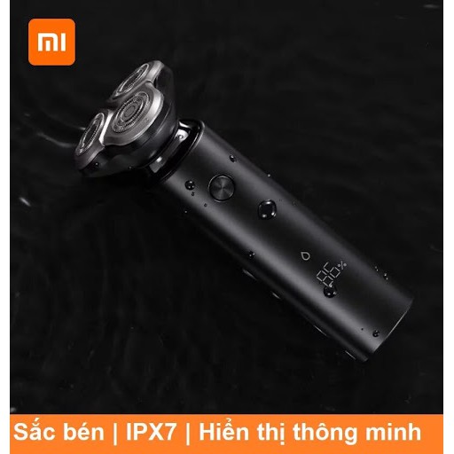 Máy cạo râu Xiaomi Mijia S500 3 lưỡi, chống nước, sạc USB-C, Model mới 2019