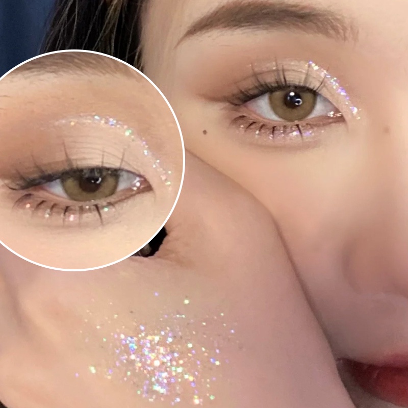 ANNIES Xixi Thỏi Phấn Mắt Đơn Màu Lấp Lánh Nổi Bật Ngọc Trai Long Lanh