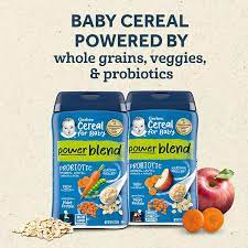 MẪU MỚI 2022 BỘT ĂN DẶM RAU CỦ GERBER PROBIOTIC 227G CHO BÉ DATE 2023