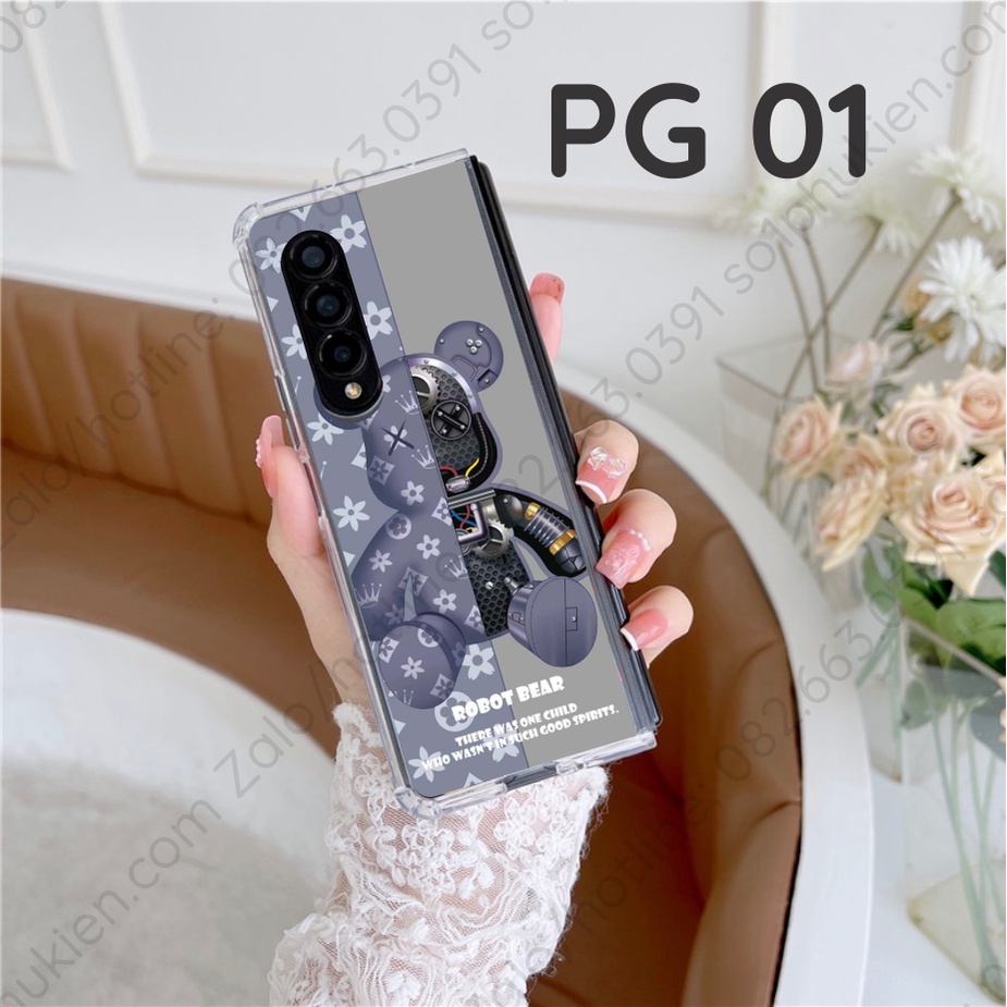 Ốp lưng Samsung Z Fold 4 /Z Fold 3/Z Fold 2 (ZFold4/ Zfold3/ Zfold2) dẻo viền chống sốc in hình thời trang sắc nét