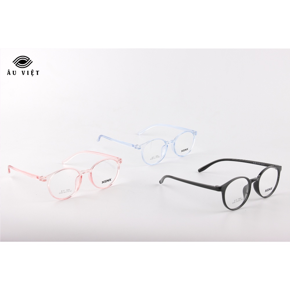 Gọng kính nhựa Kena 2038 dáng tròn Full box