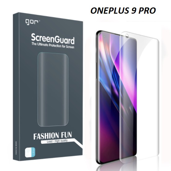 Bộ 2 miếng dán dẻo 3D Gor cho Onplus 8 , Oneplus 9, Oneplus 9 Pro Full màn hình cảm ứng siêu mượt