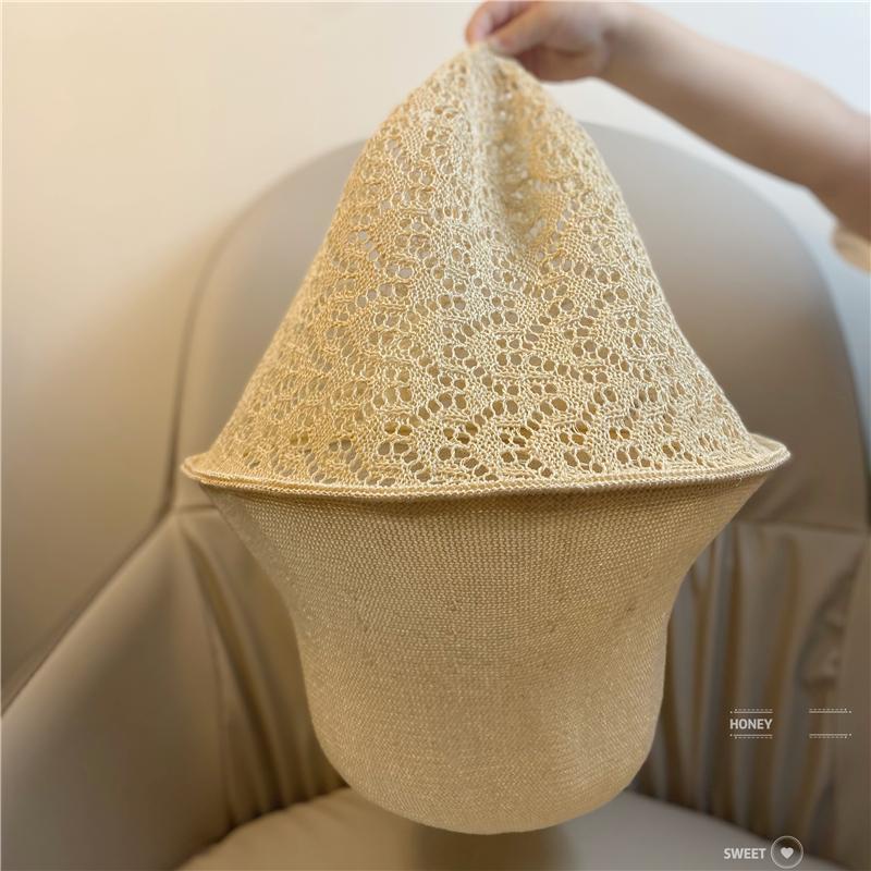 Nón Tai Bèo Chống Nắng Hai Mặt Bằng Lụa Lạnh Mỏng Thoáng Khí Thời Trang Mùa Hè Cho Nữ