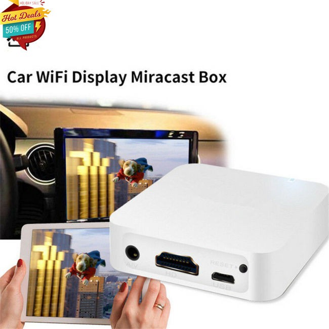 Bộ chuyển đổi phản chiếu màn hình xe hơi qua wifi cho Airplay DLNA Android iOS