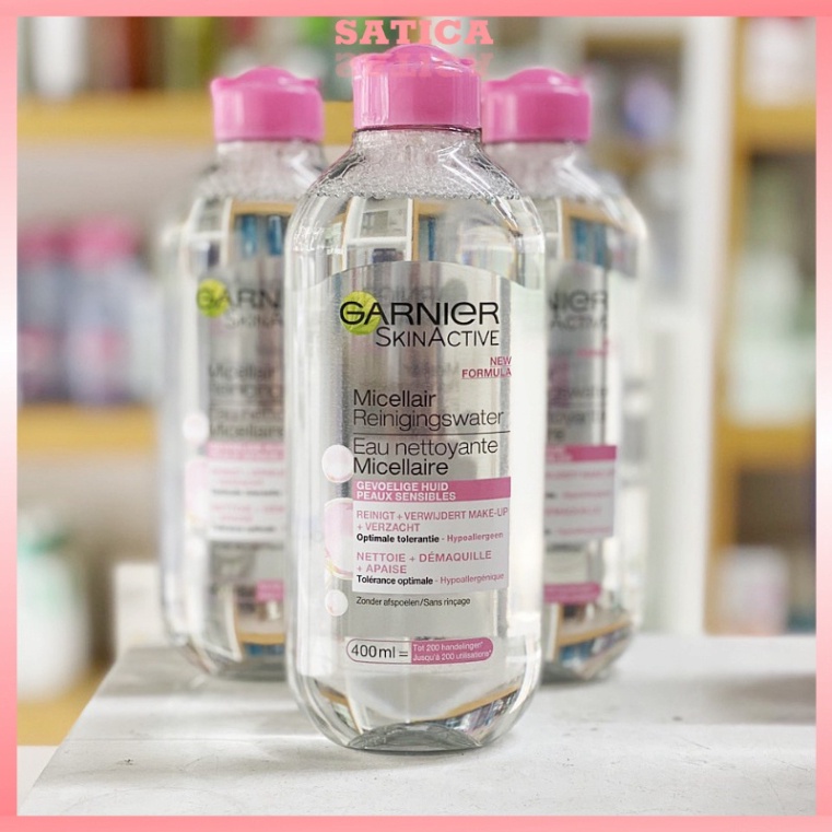 Nước Tẩy Trang Garnier Không Cồn Cho Da Mụn, Dầu, Nhạy Cảm, Khô 400ml [HÀNG CHÍNH HÃNG] | BigBuy360 - bigbuy360.vn