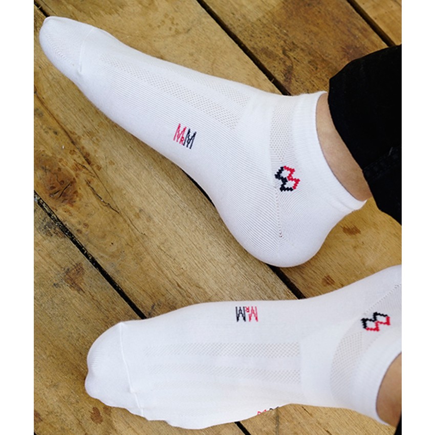 Hộp 5 tất cổ ngắn nam cotton organic MRM Manlywear mix màu