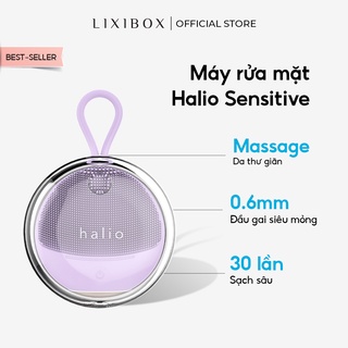Máy rửa mặt dành cho da nhạy cảm Halio Sensitive Facial Cleansing & Massaging Device - Purple