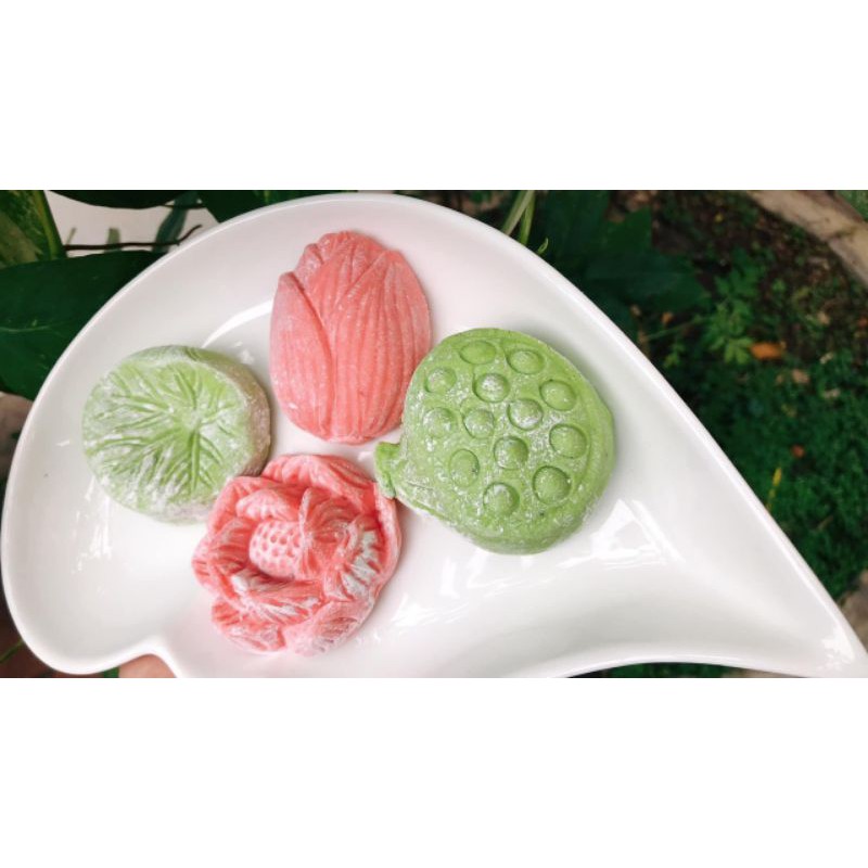 Set khuôn silicon sen chè trôi nước