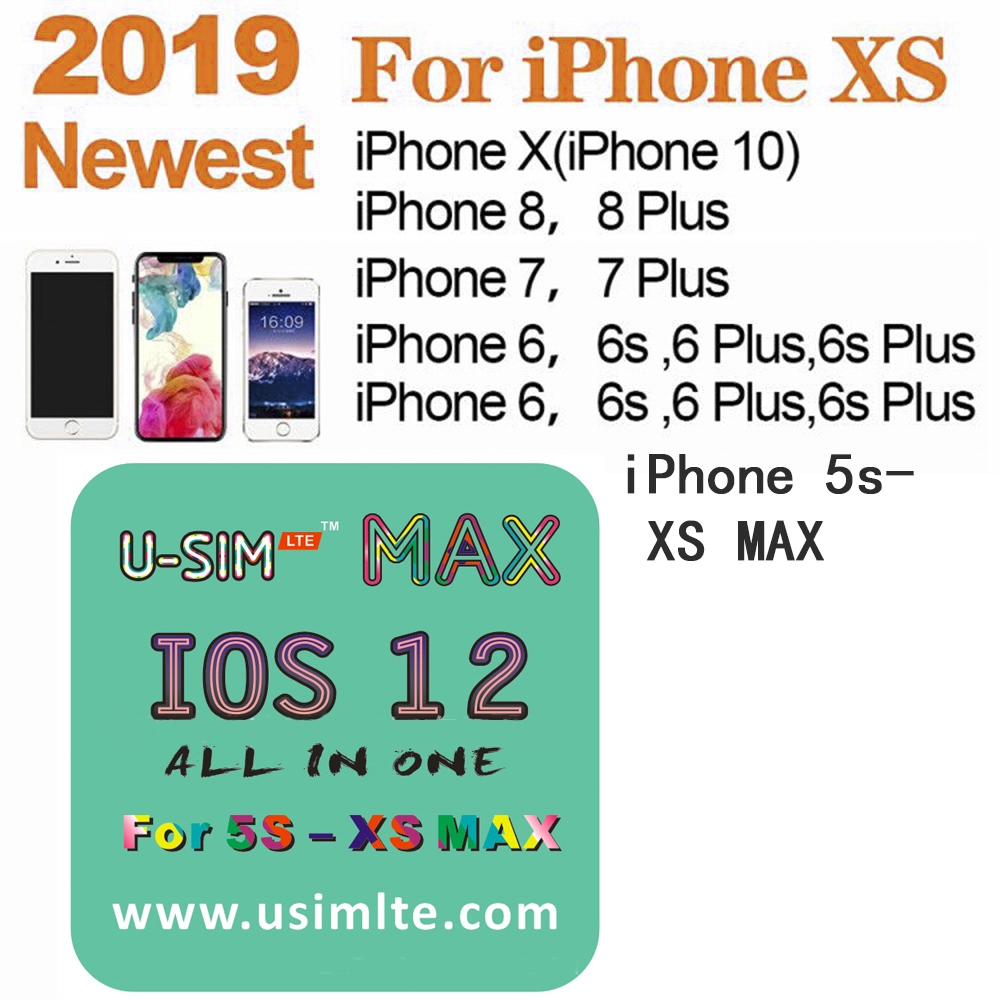 Miếng dán Usim Max cho IPhone 5S-11 MAX IOS 12 Lot