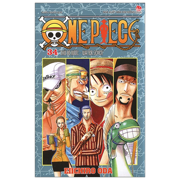 Sách - One Piece Tập 34: Thủ Đô Nước - Water Seven (Bìa Rời) (Tái Bản 2020)