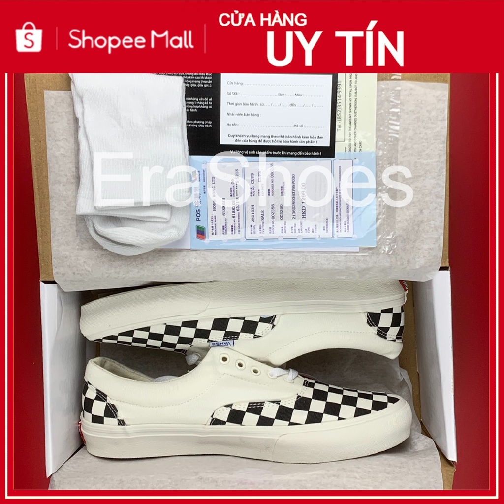 (Vans vault era checkerboard)Giày vans vault era caro Hàng TRUNG(Chụp Tại Shop)