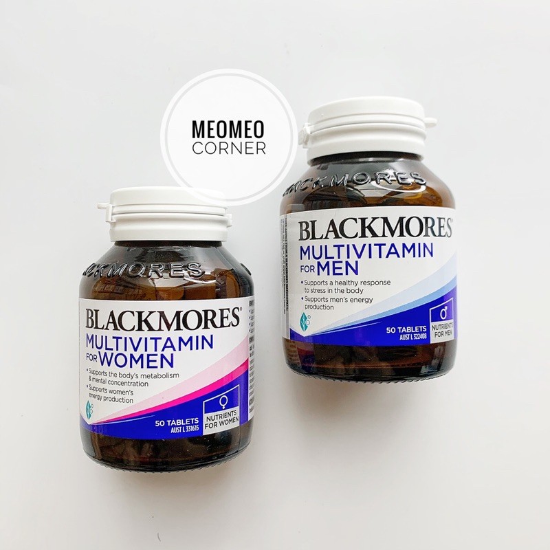 Vitamin tổng hợp cho nam nữ Blackmores Multivitamin for Men Women 50 viên úc thumbnail