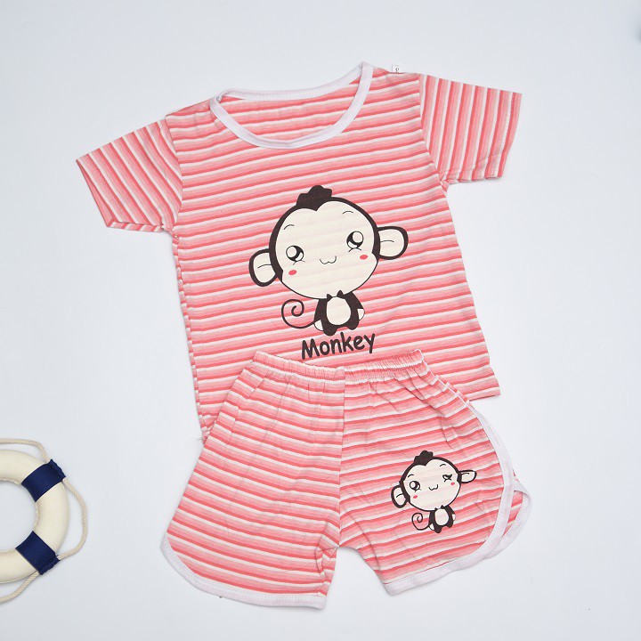 Bộ Cộc Tay Mặt Con Vật, Bộ Quần Áo Phông Cho Bé Vải Cotton Cao Cấp, Mềm Mịn Thoáng Mát - Quần Áo Trẻ Em Cao Cấp