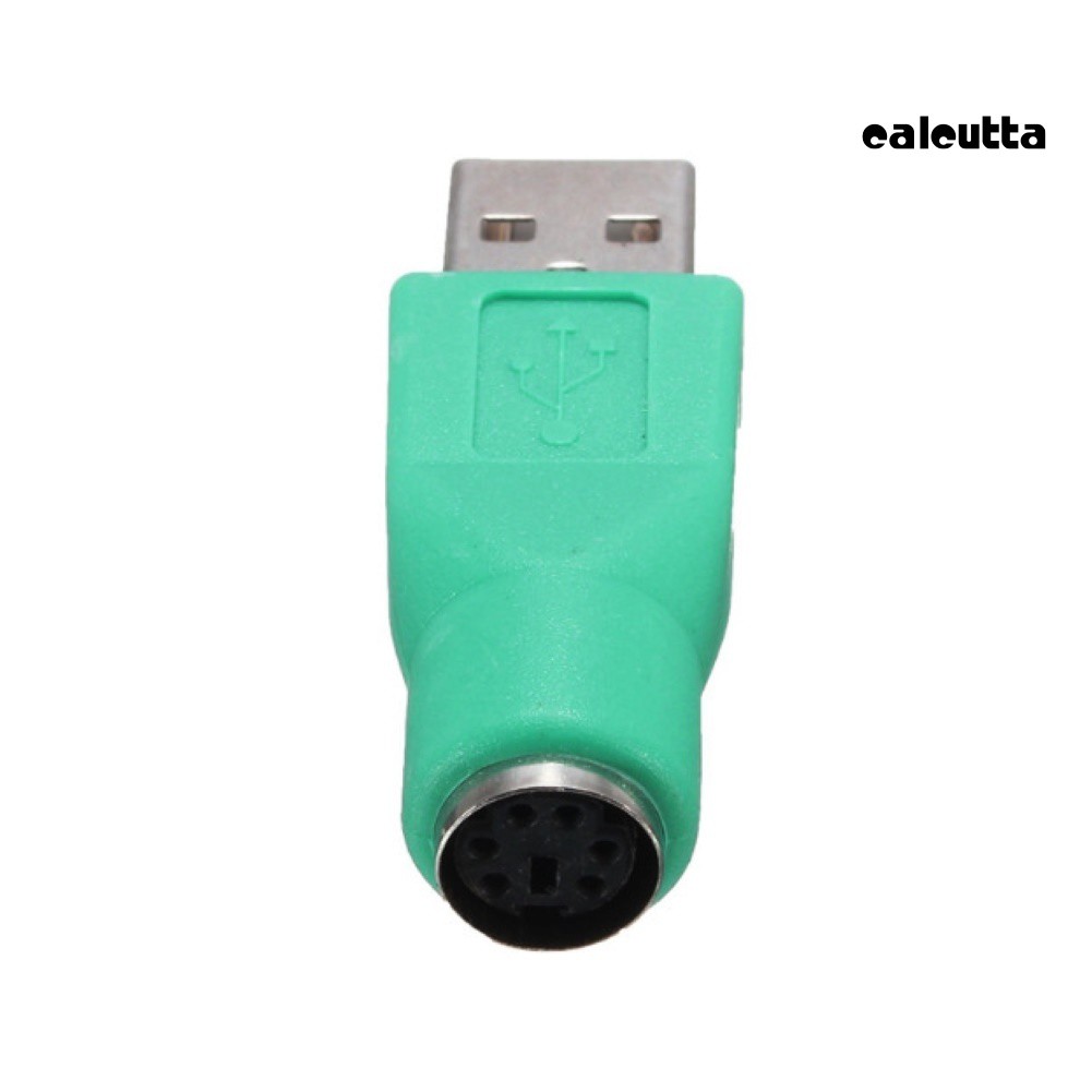 Bộ chuyển đổi jack cắm USB sang cổng PS2 màu xanh lá cho bàn phím/chuột máy tính