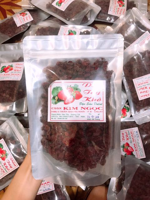 Mứt dâu tây sấy dẻo 250g