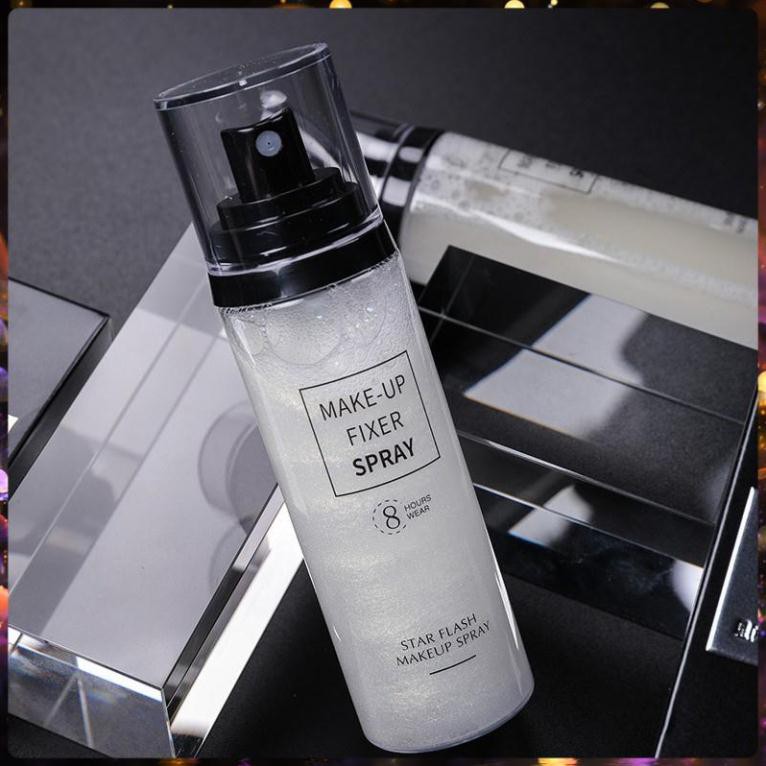 Xịt Nhũ Khóa Trang Điểm Star Flash Make Up Spray 8 Hours Wear