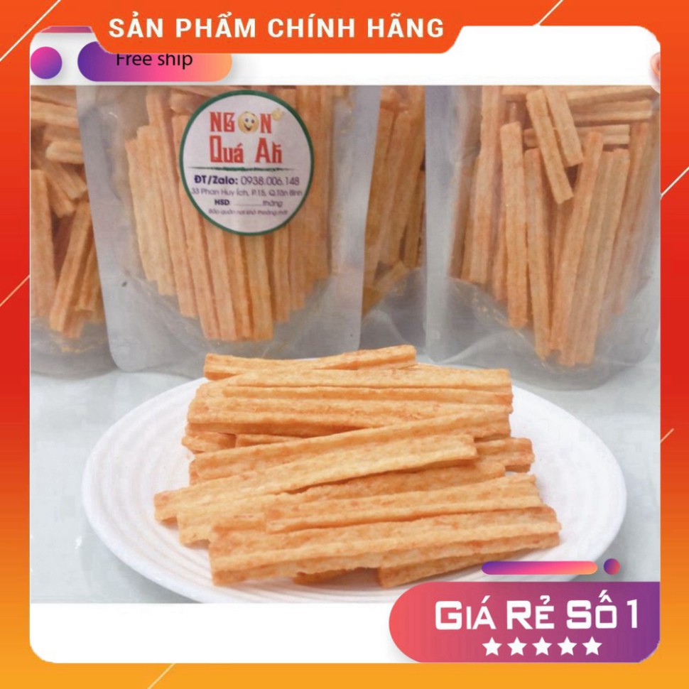 Bim Bim Khoai Tây Que Chiên Lắc Phô Mai 🚗 FREESHIP 🚗 Snack Khoai Tay Pho Mai Giòn Tan Thơm Ngon Bịch Zip 100Gr TpHCM