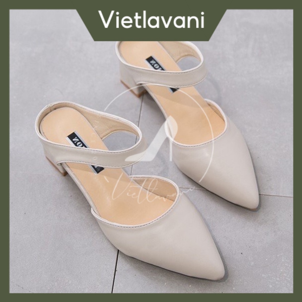Giày cao gót 5cm  cỡ đại, big size, sai to hở gót kiểu dáng sành điệu mã bigsize TTC23 form đẹp dáng chuẩn
