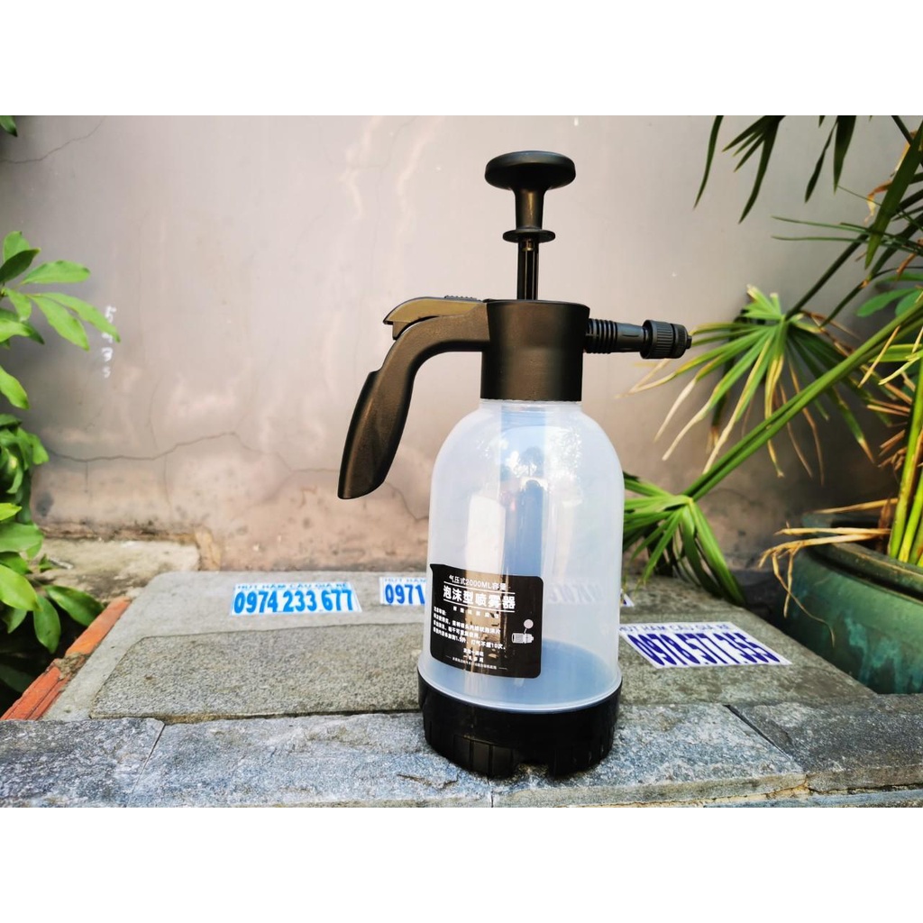 Bình Phun Bọt Tuyết Rửa Xe 2 Trong 1, Rửa Xe, Tưới Cây Đa năng Tặng Khăn Microfiber