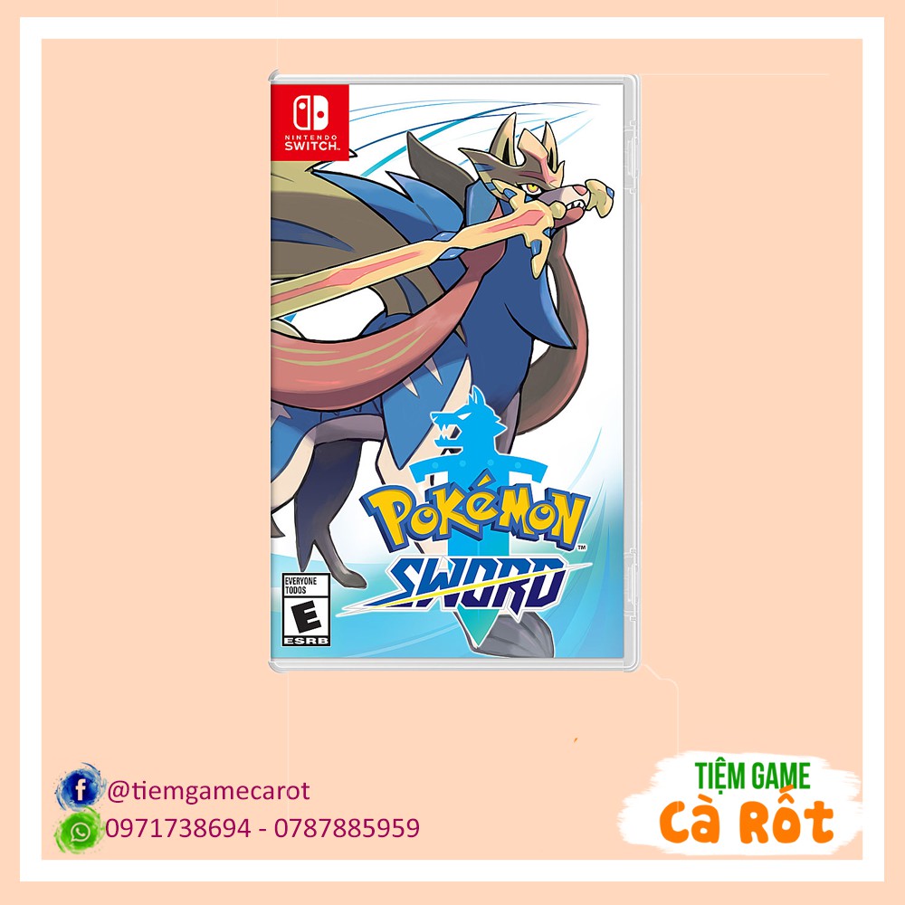 POKEMON SWORD - Băng game cho máy Nintendo Switch