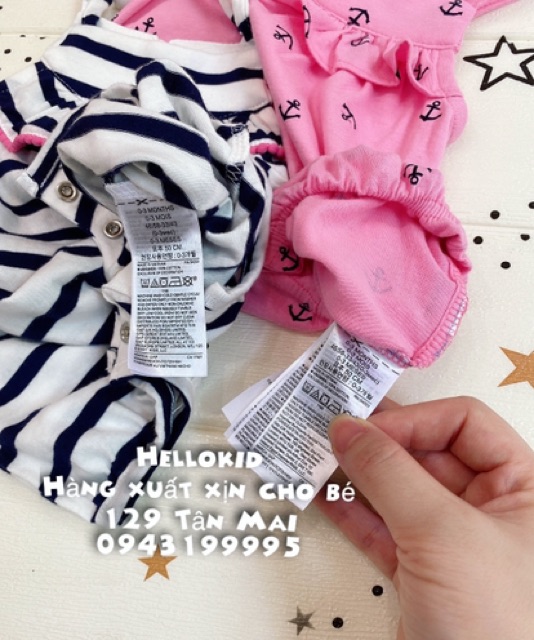 Romper cotton riềm ngực