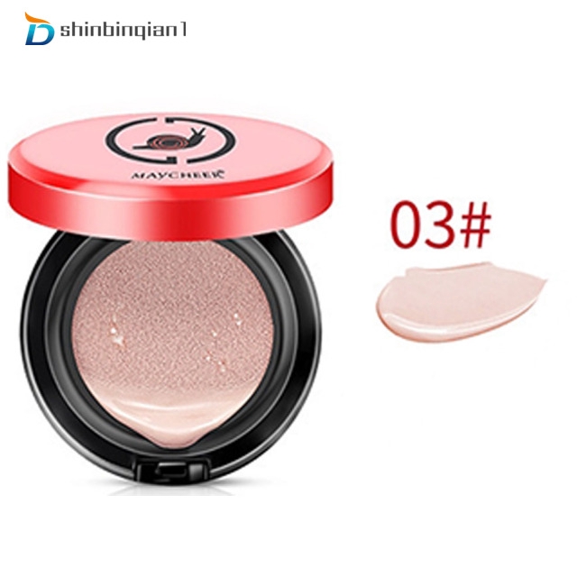 Air Cushion BB Cream Snail Cover Concealer CC Moisturizing Oil Control Foundation Cream