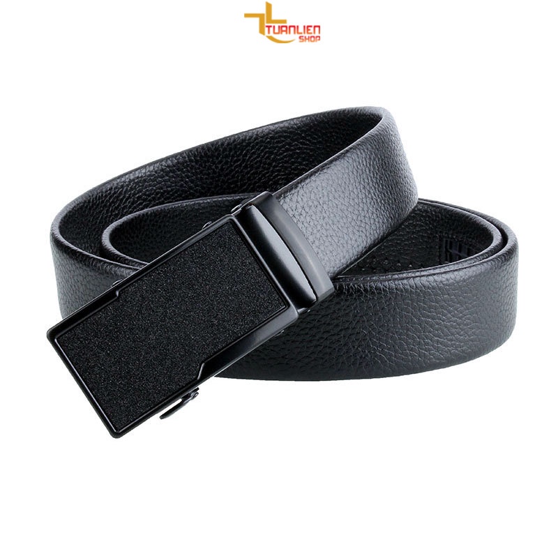 Thắt Lưng Nam-Dây Nịt Nam Mặt Vuông Đen Huyền Bí Cho Nam
