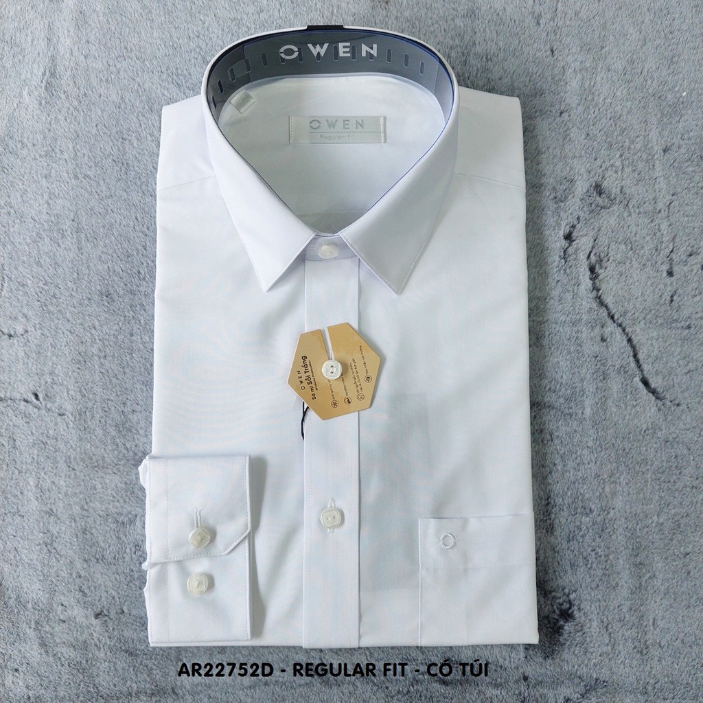 Áo Sơ Mi Trắng OWEN Chất Liệu Sợi Sồi Mềm Mát Nhẹ Thoáng Thấm Hút Mồ Hôi (có túi/không túi ngực) | BigBuy360 - bigbuy360.vn