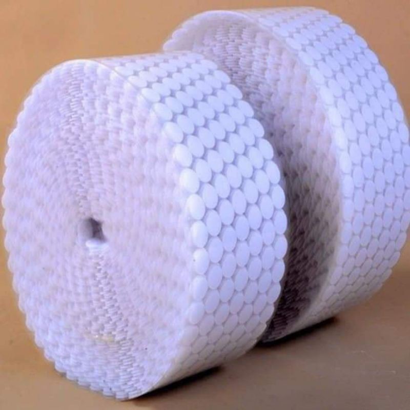 100 cặp nhám gai tròn trắng 1.5cm