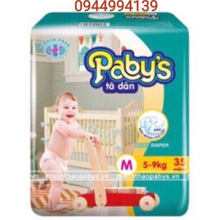 Bộ 3 bịch bỉm dán Pabys Thạch Thảo loại szXL87 miếng