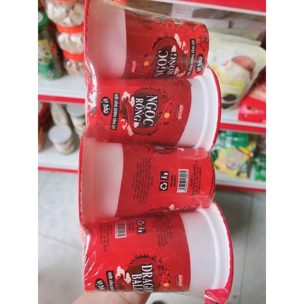 Lốc thạch nước dừa ngọc rồng hương yến nha đam và tăng lưcj vị dâu 10 -8