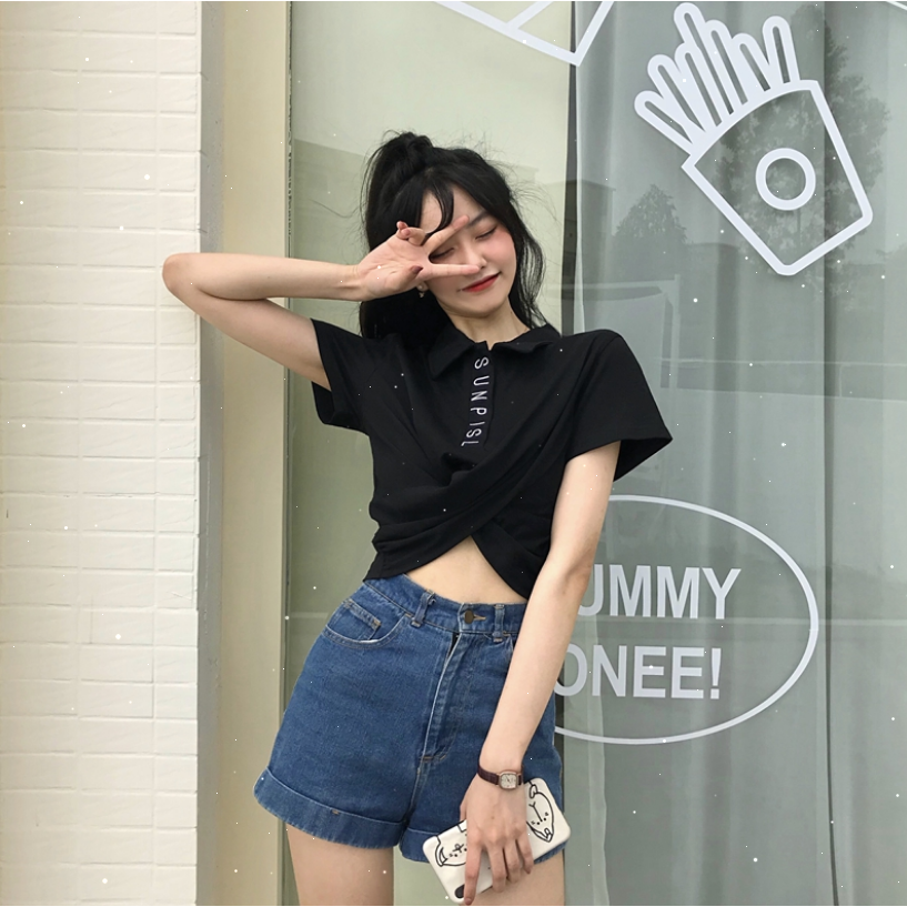 SUXI Áo Thun Tay Ngắn In Chữ Thời Trang Cho Nữ