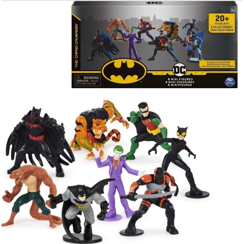 Bộ 8 mô hình siêu anh hùng và siêu nhân trong Batman của Spin Master