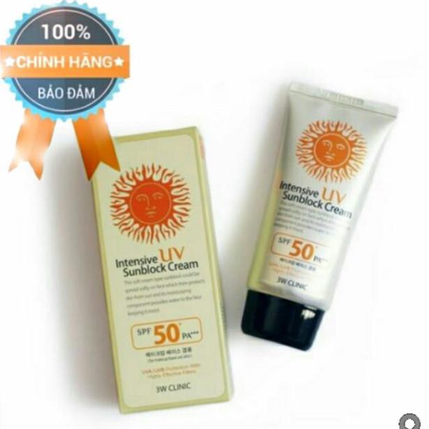 Kem chống nắng 3w Clinic Intensive UV Sunblock Cream SPF 50 Pa+++