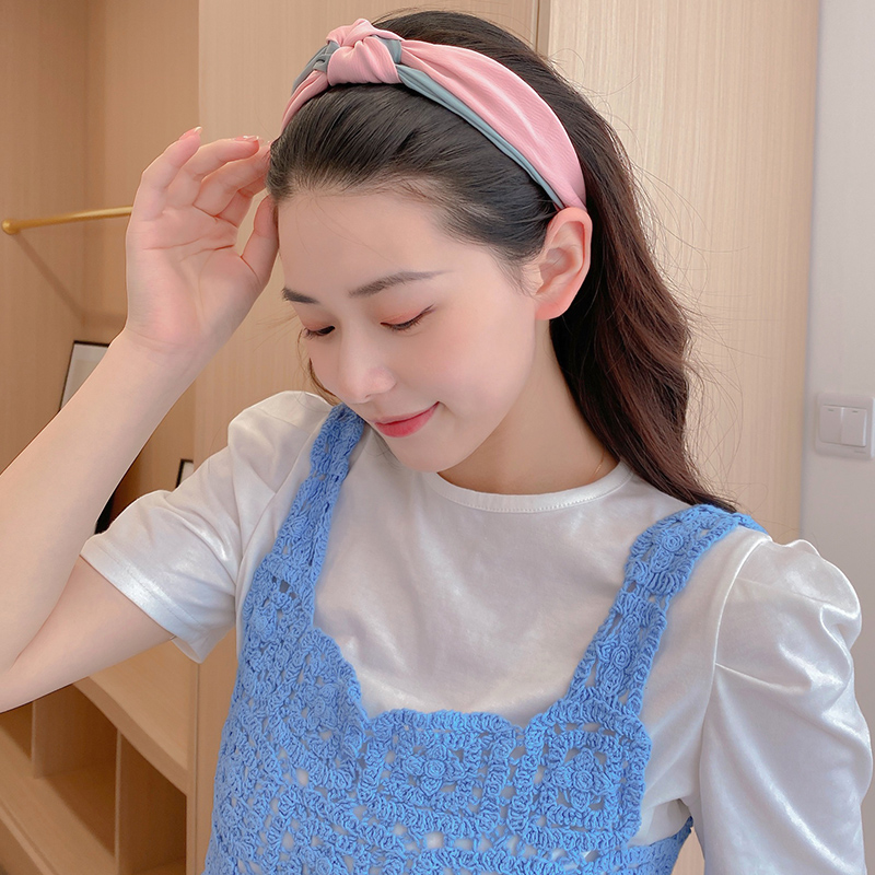 Cài tóc chất liệu lụa mỏng phong cách Hàn Quốc thời trang mùa hè cho nữ