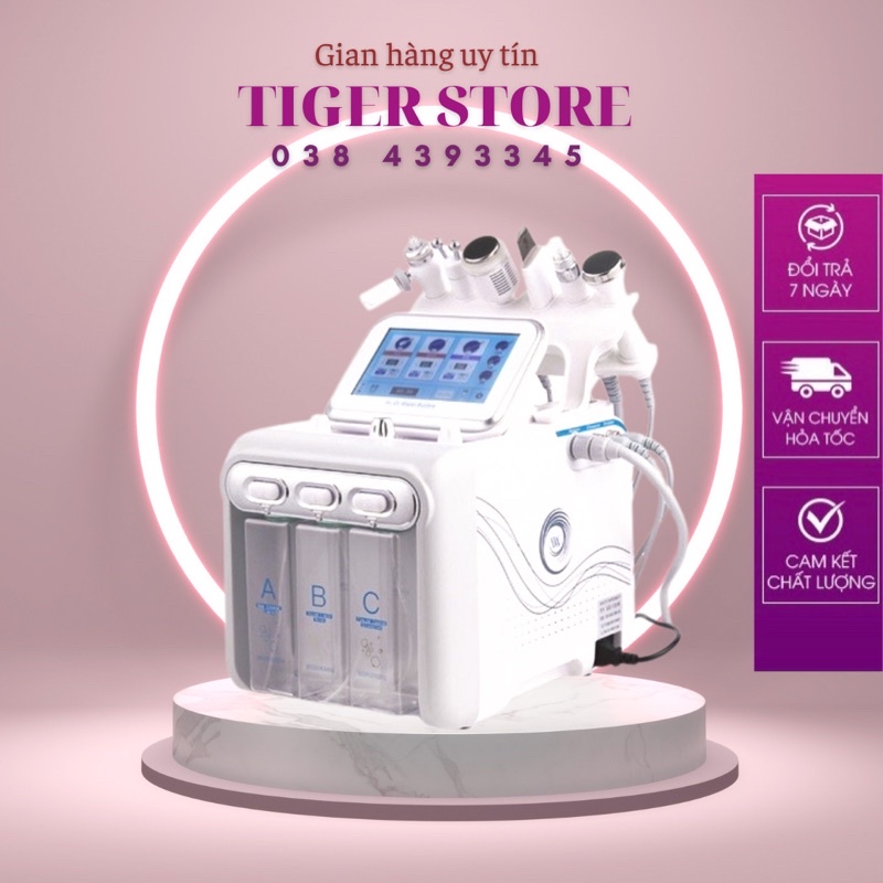 Máy chăm sóc da 6 in1 cao cấp HYDRO OXY H202 dùng cho Spa