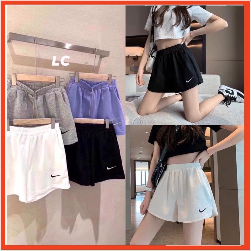 Quần đùi nữ Quần short unisex cạp chun siêu hot