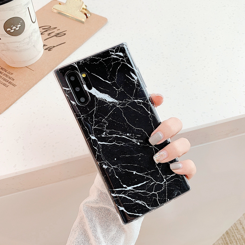 Ốp Điện Thoại Họa Tiết Vân Đá Cẩm Thạch Cho Samsung Galaxy Note 20 Ultra Note 10 10 + Note 9 8 A6 Plus A9 A7 2018