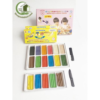 Hộp đất nặn có mùi thơm - hộp đất sét chữ nhật - chọn loại