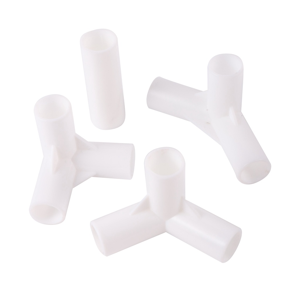 Set 2 Đầu Nối Ống Nước Tưới Vườn 3 Chiều Dạng Thẳng 16mm 90 120 135 Độ