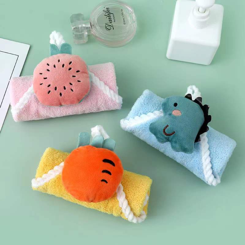 Khăn Lau Tay Nhà Bếp Siêu Thấm Hút 100% Cotton Cao Cấp Phối Hình Thú
