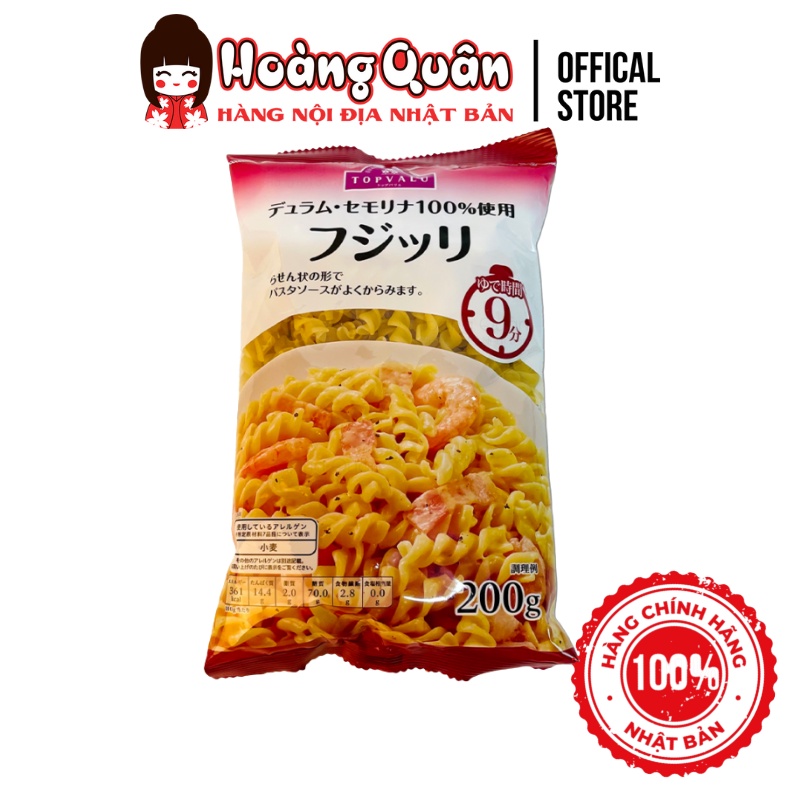 Nui Xoắn Topvalu Đỏ 200g