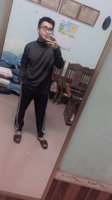 Quần Jogger 3 sọc nam nữ 60k