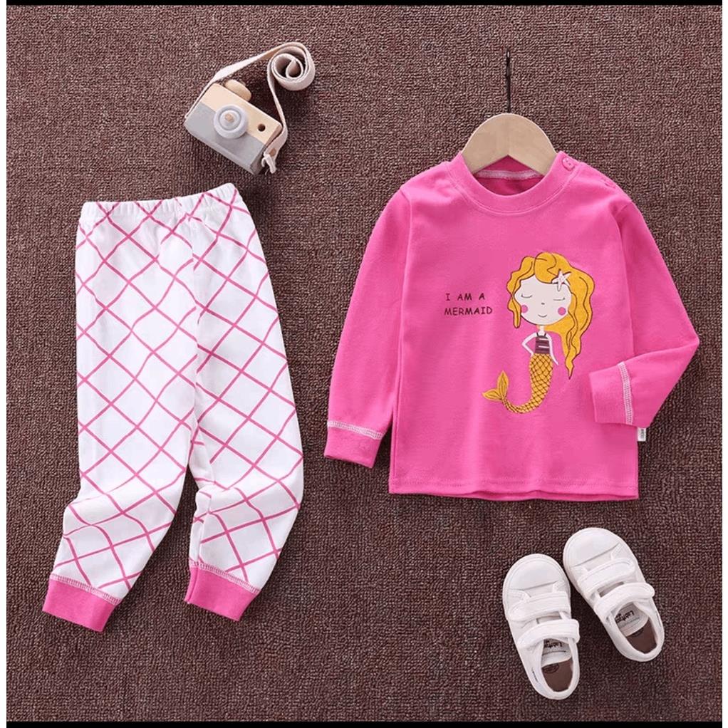 Quần áo thu đông bé trai,bé gái, Bộ đồ thu đông, bộ ngủ cotton cho bé trai,bé gái từ 7- 22kg